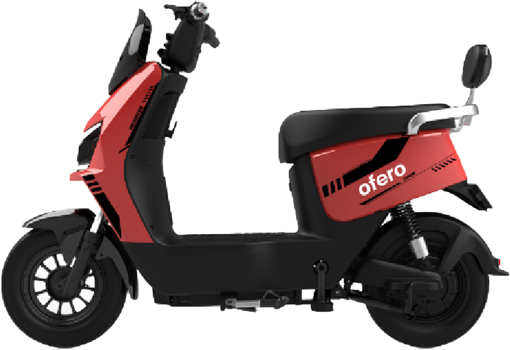 Zyper 1 en color Rojo Ferrari con acabado Negro brillante