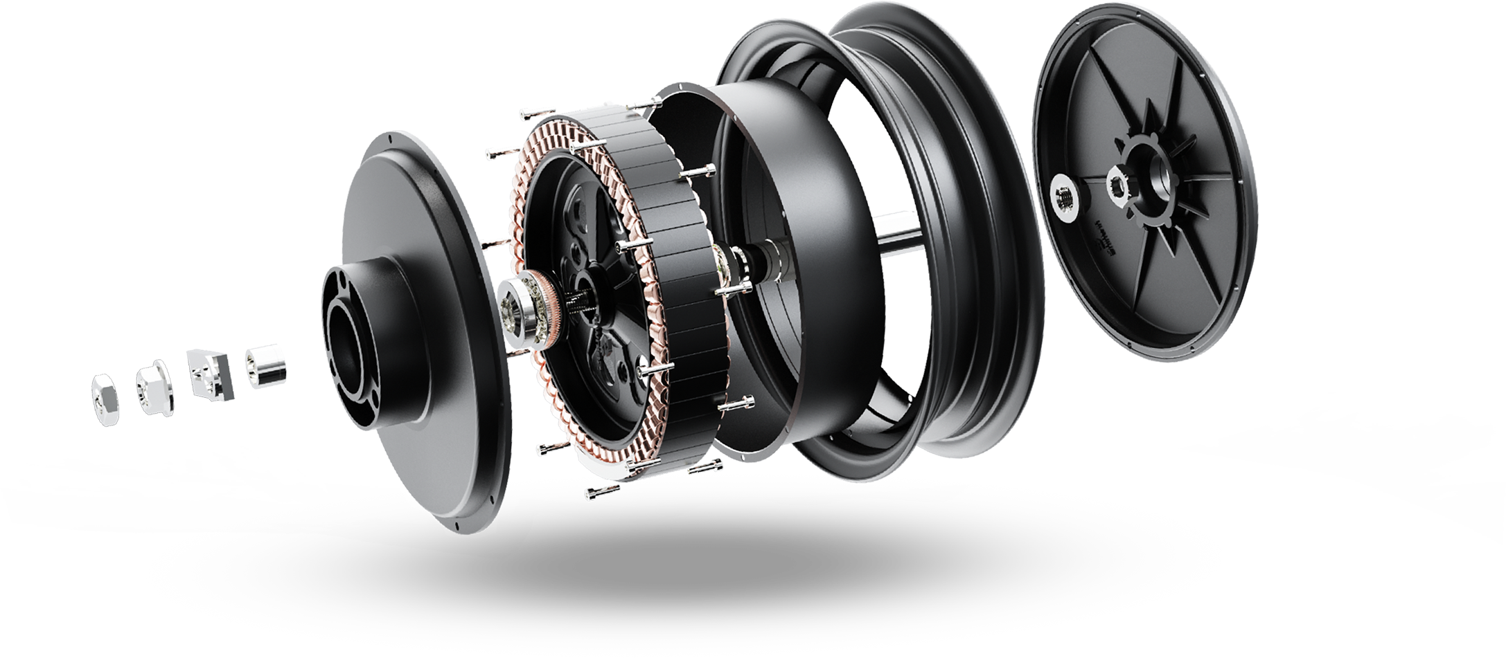 Motor 500W de la Zyper 1 con controlador de 6 transistores